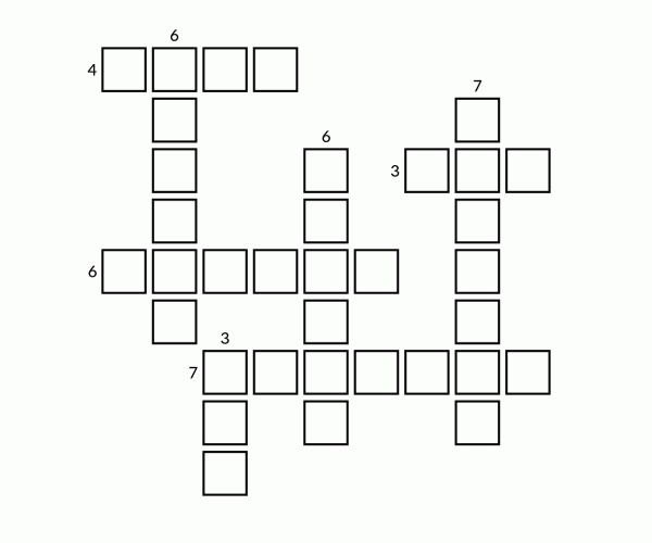 Kriss Kross #16-289 | Puzzle On Word Games, Inc