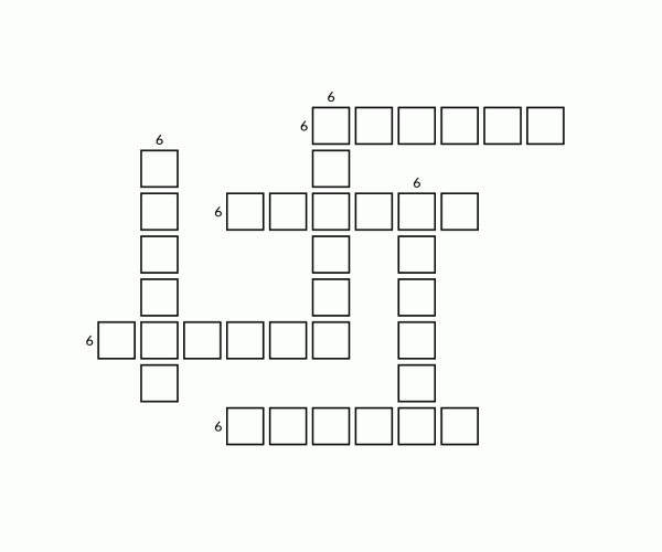 Kriss Kross #16-328 | Puzzle On Word Games, Inc