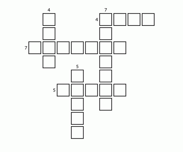 Kriss Kross #17-072 | Puzzle On Word Games, Inc